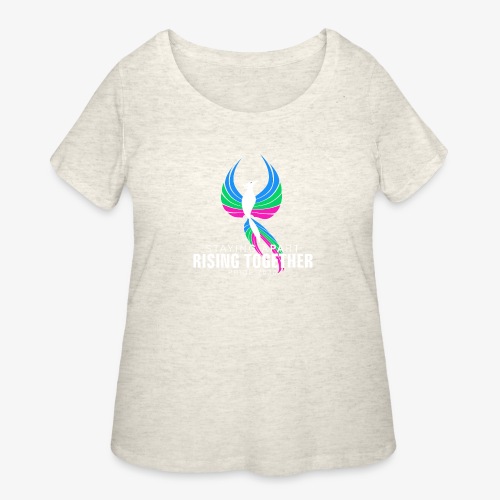 Polysexual Staying Apart Rising Together Pride - Women's Curvy T-Shirt