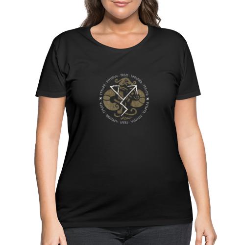 Witness True Sorcery Emblem (Alu, Alu laukaR!) - Women's Curvy T-Shirt