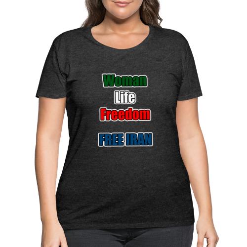 Woman Life Freedom - Women's Curvy T-Shirt