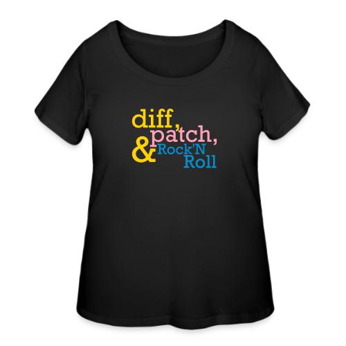 Diff, Patch and Rock'N Roll! - Women's Curvy T-Shirt
