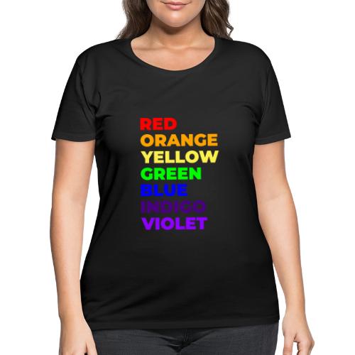 True Colors - Women's Curvy T-Shirt