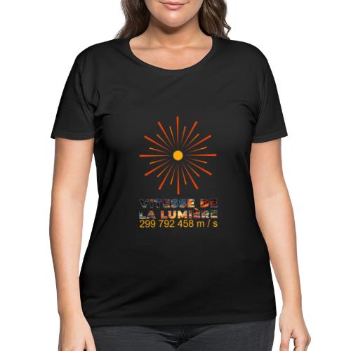 Speed of light - Women's Curvy T-Shirt