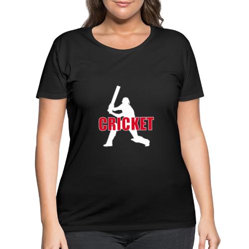 Power Play Cricket - Women's Curvy T-Shirt