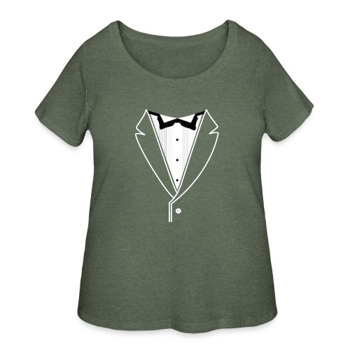 Tuxedo Plain - Women's Curvy T-Shirt