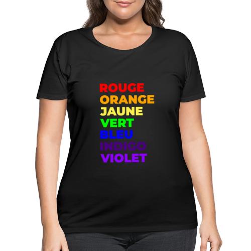 True Colors - Women's Curvy T-Shirt