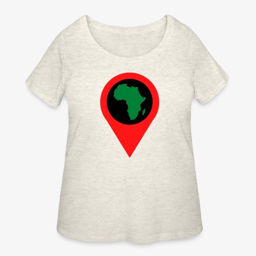 Location Africa - Women's Curvy T-Shirt