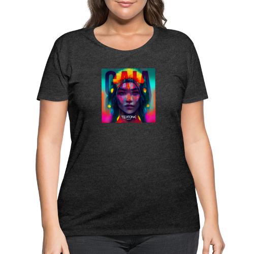 TEKTONIK Music Gaia Album Cover - Women's Curvy T-Shirt