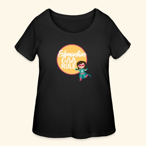 Edmonton Girls Rule - Women's Curvy T-Shirt
