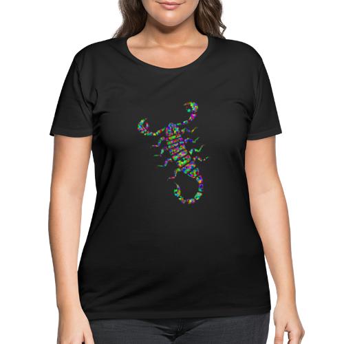 LVG Colourful Scorpion Collection - Women's Curvy T-Shirt