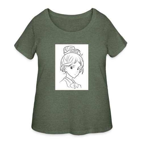 Girl - Women's Curvy T-Shirt