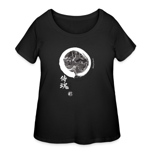 ASL Samurai shirt - Women's Curvy T-Shirt
