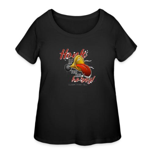 Honk if you are horny - Women's Curvy T-Shirt