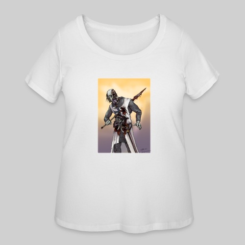 Zombie Crusader - Women's Curvy T-Shirt