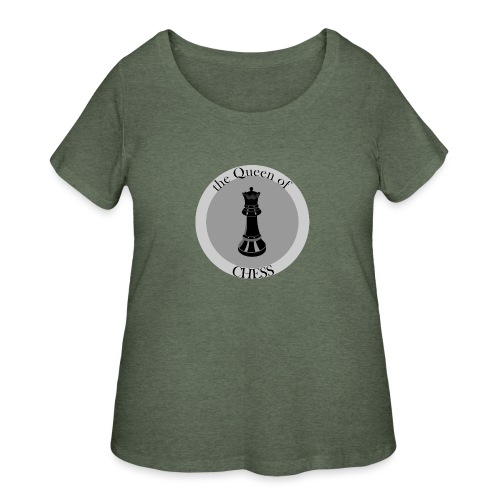 Queen Of Chess - Women's Curvy T-Shirt