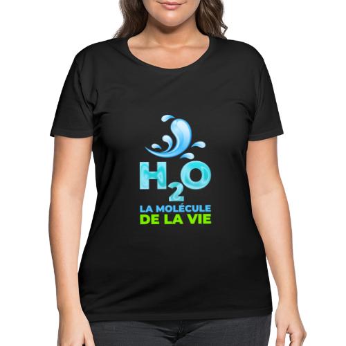 The molecule of life - Women's Curvy T-Shirt