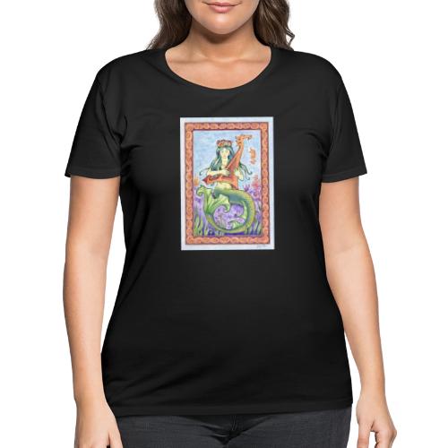 Mermaid Musician - Women's Curvy T-Shirt