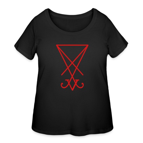 Lucifer Sigil - Women's Curvy T-Shirt