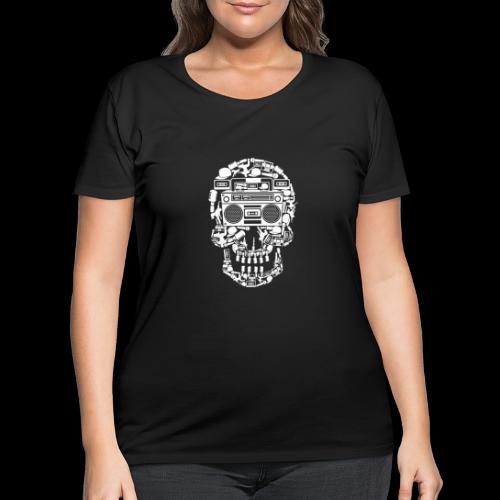 Audio Skull - Women's Curvy T-Shirt