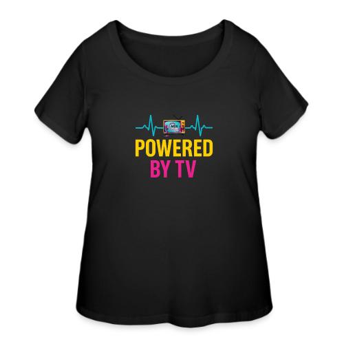 Powered by TV | MediaMelanieTV - Women's Curvy T-Shirt