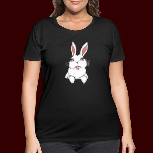 Easter Bunny Gifts & Shirts Pocket Rabbit Shirts - Women's Curvy T-Shirt