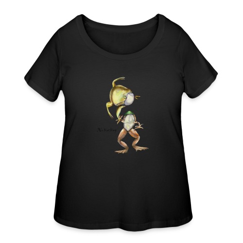Two frogs - Women's Curvy T-Shirt