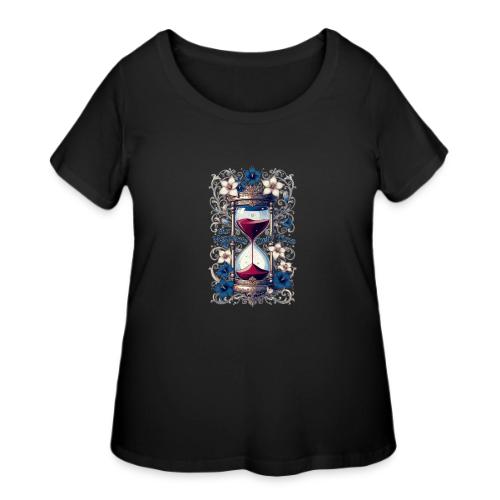Our Moments Defy Time Hourglass Gifts T-Shirt - Women's Curvy T-Shirt