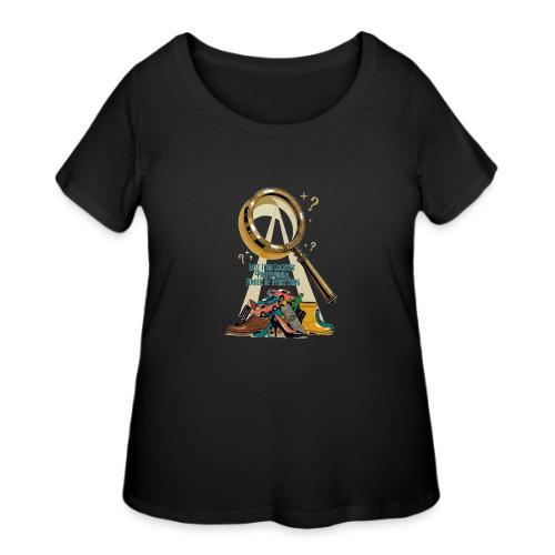 Lost Item Locator T Shirt, Professional Finder Mug - Women's Curvy T-Shirt