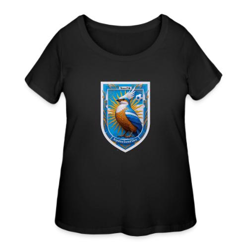 Argentina Hornero Pride T Shirt, Football Gift - Women's Curvy T-Shirt