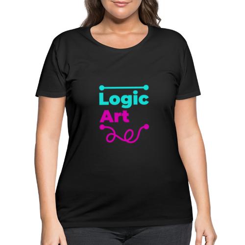 Art vs Logic - Women's Curvy T-Shirt