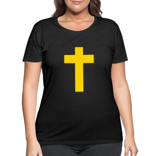 Kevlar Cross Shirt–Christian Strength and Protect - Women's Curvy T-Shirt