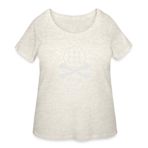 Save the Stick - Bones - Women's Curvy T-Shirt