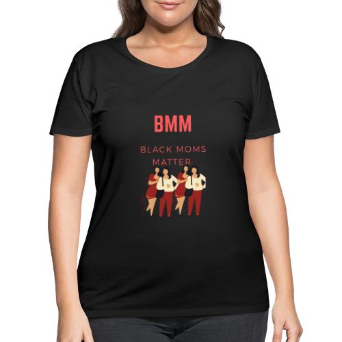 BMM wht bg - Women's Curvy T-Shirt