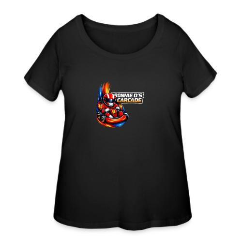 Carcadelogoracer1 - Women's Curvy T-Shirt