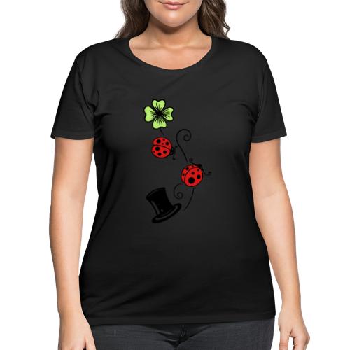 Silvester and New Years Eve Symbols - Women's Curvy T-Shirt