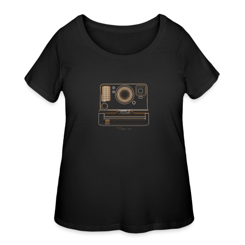 Camera Sketches - Polaroid OneStep2 - Women's Curvy T-Shirt