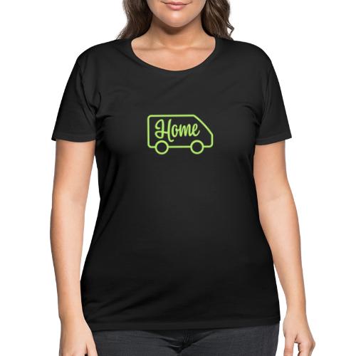 Home in a van - Autonaut.com - Women's Curvy T-Shirt