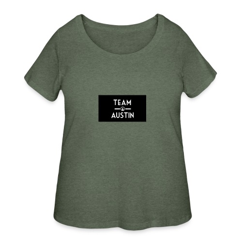 Team Austin Youtube Fan Base - Women's Curvy T-Shirt