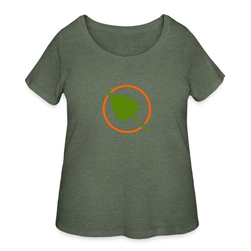 Bodhi Leaf - Women's Curvy T-Shirt