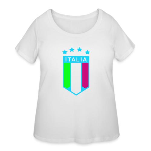 4 Star Italia Shield - Women's Curvy T-Shirt