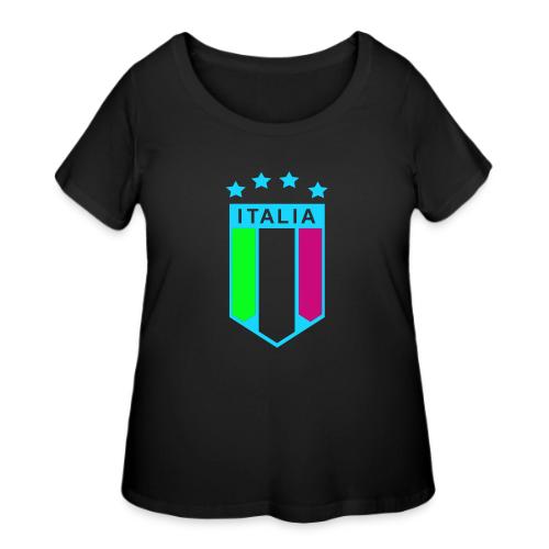 4 Star Italia Shield - Women's Curvy T-Shirt