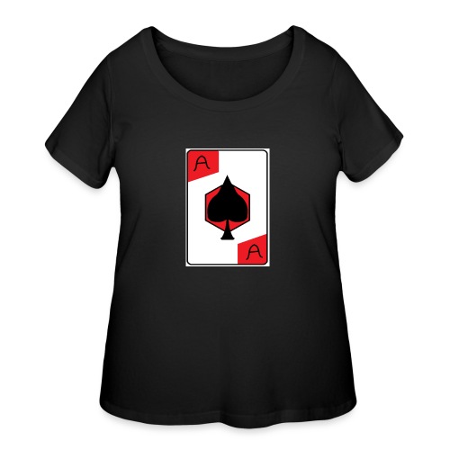 Ace of spades - Women's Curvy T-Shirt