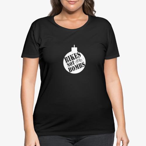 Bikes Not Bombs - Women's Curvy T-Shirt