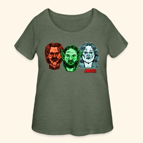 Three Ghouls - Women's Curvy T-Shirt