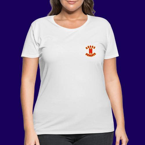 ChaosNConquer Minimalist Logo Print - Women's Curvy T-Shirt