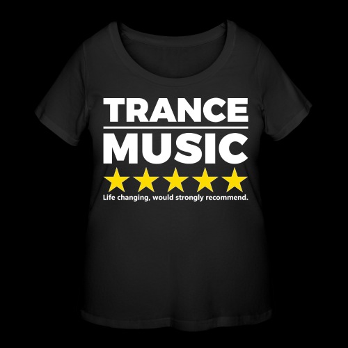 Trance..Would Recommend - Women's Curvy T-Shirt