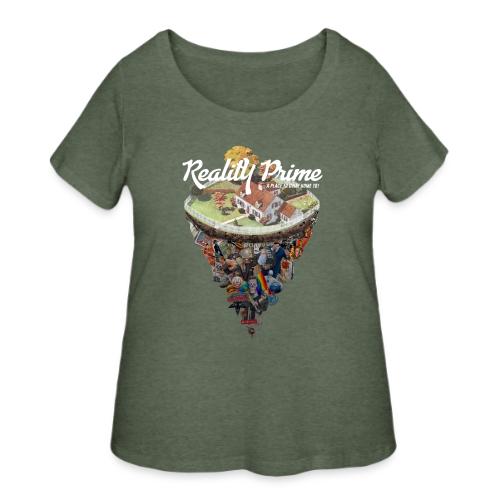 Reality Prime (On Color, Front Facing) - Women's Curvy T-Shirt