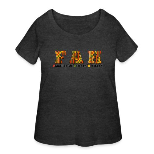 CAIS Families of African Heritage + Core Dragons - Women's Curvy T-Shirt