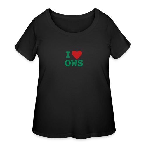 I OWS - Women's Curvy T-Shirt