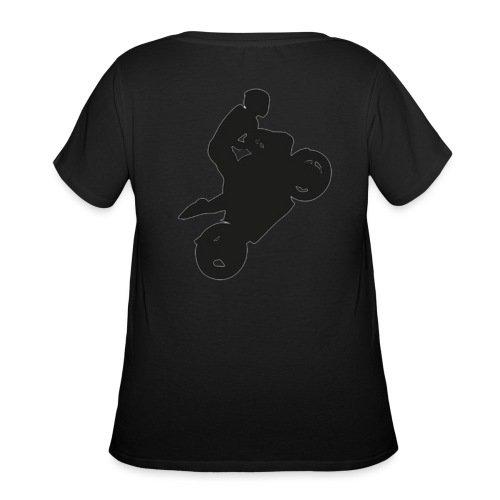 wheelie2 - Women's Curvy T-Shirt