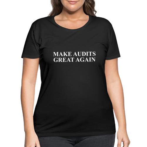 MAGA Make Audits Great Again - Women's Curvy T-Shirt